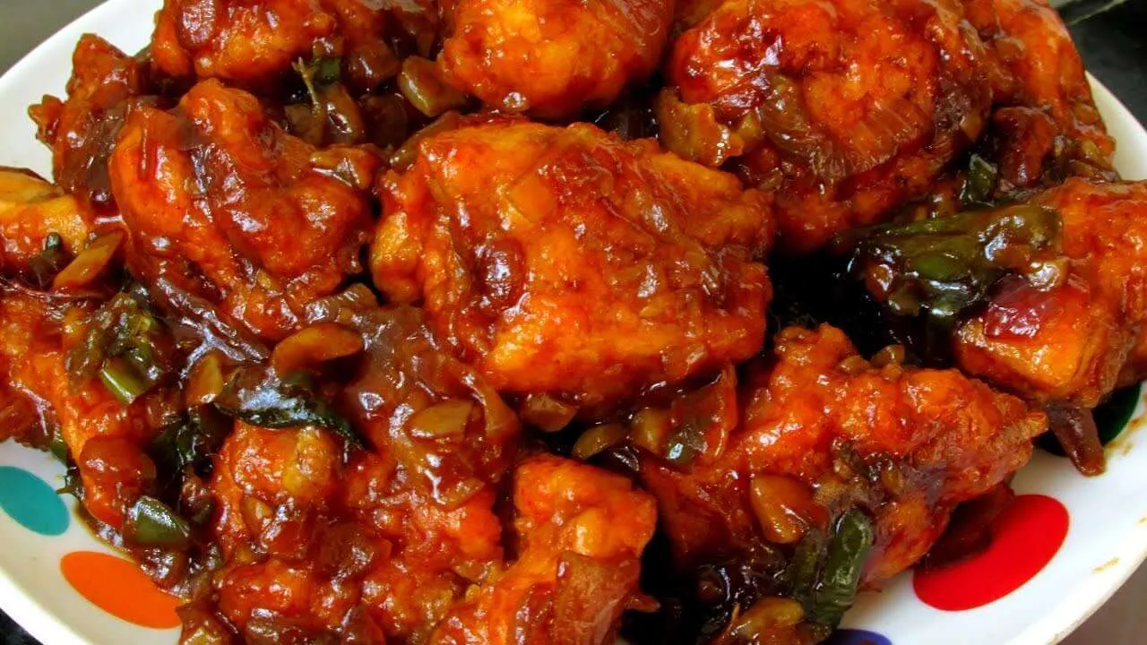 Dry Chilli Chicken - Bombay Grill Milton