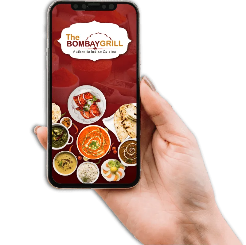 Handheld Right - Bombay Grill Milton